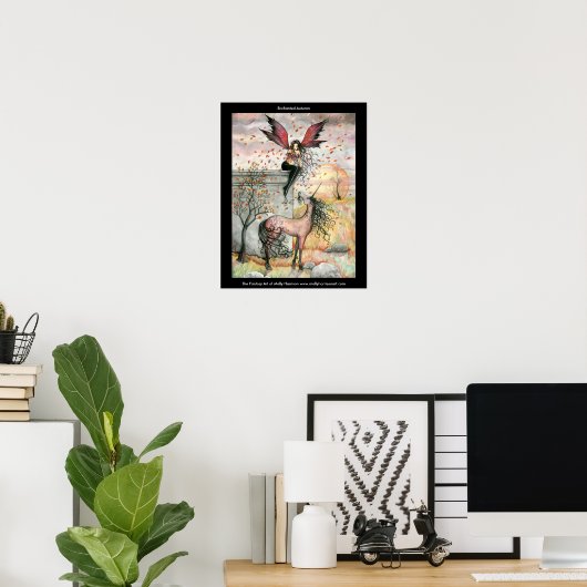 Gothic Fairy Unicorn Poster (Heimbüro)