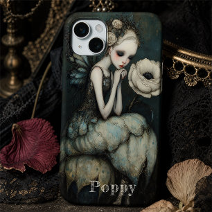 Gothic Fairy Weiße Blumen Whimsgoth Personalisiert Case-Mate iPhone Hülle