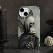 Gothic Fairy & White Rose | Custom Dark Fantasy Case-Mate iPhone Hülle