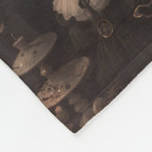 Gothic Fairycore-Motten-Patchwork-Whimsical-Fantas Fleecedecke (Ecke)