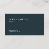 Gothic Fairytale Celestial Moon Burgundy Rose Visitenkarte (Rückseite)