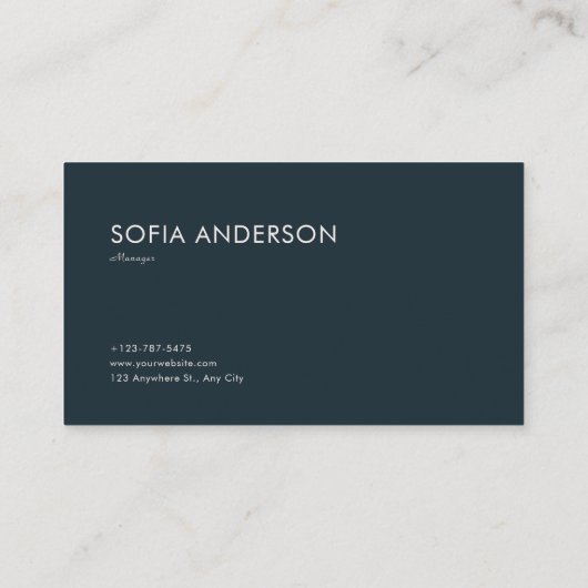 Gothic Fairytale Celestial Moon Burgundy Rose Visitenkarte (Rückseite)