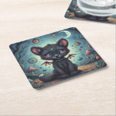 Gothic Fantasy Baby Kit Rechteckiger Pappuntersetzer (angewinkelt)