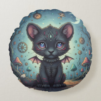 Gothic Fantasy Baby Kit Rundes Kissen