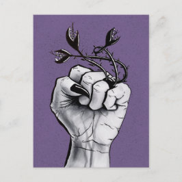 Gothic Fantasy Creepy Hexe Postkarte