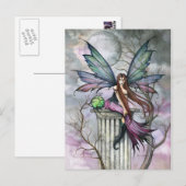 Gothic Fantasy Feen Kunst Postkarte (Vorne/Hinten)