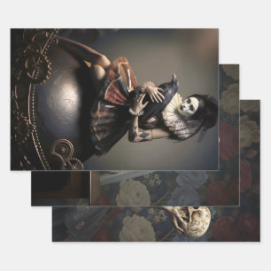 Gothic Fantasy Geschenkpapier Set