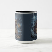 Gothic Fantasy Mittelalterliches Mädchen Laterne S Tasse (Zentrum)