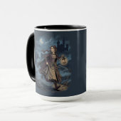 Gothic Fantasy Mittelalterliches Mädchen Laterne S Tasse (Vorderseite Links)
