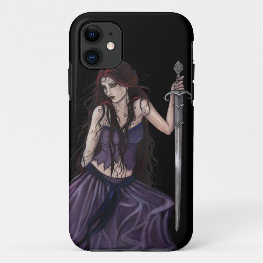 Gothic Fantasy Morgan Le Fay Case-Mate iPhone Hülle (Rückseite)