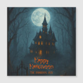 Gothic Fantasy | Spuk Schloss & Misty Monte Lago M Magnetkarte (Vorderseite)