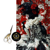 Gothic Fashion Decoupage Seidenpapier