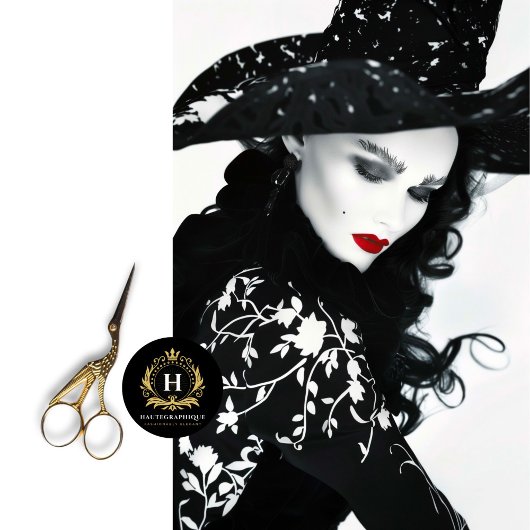 Gothic Fashion Decoupage Seidenpapier