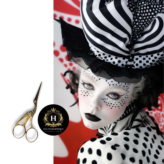 Gothic Fashion Decoupage Seidenpapier