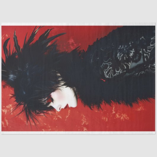 Gothic Fashion Decoupage Seidenpapier (Vorderseite)