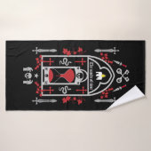Gothic Fashion Style Badehandtuch (Badehandtuch)