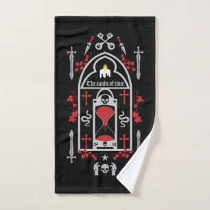 Gothic Fashion Style Badhandtuch Set