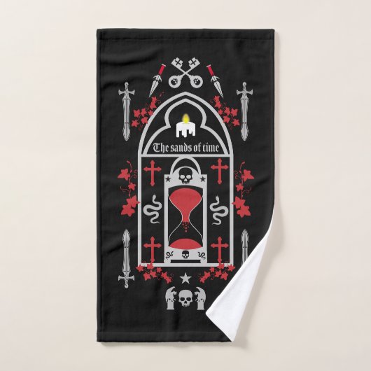 Gothic Fashion Style Badhandtuch Set (Handtuch)