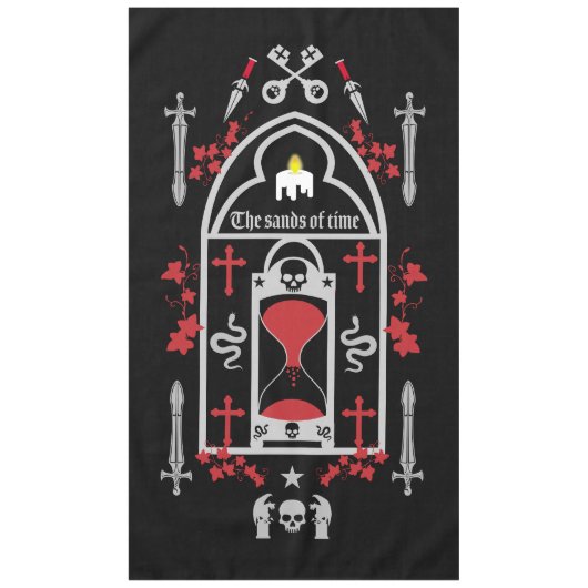 Gothic Fashion Style Tischdecke (Vorderseite)