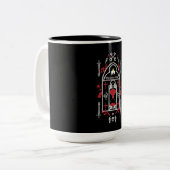 Gothic Fashion Style Zweifarbige Tasse (Vorderseite Links)