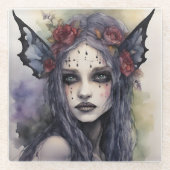 Gothic Fee Jewlery Keepake Box Glasuntersetzer (Vorderseite)