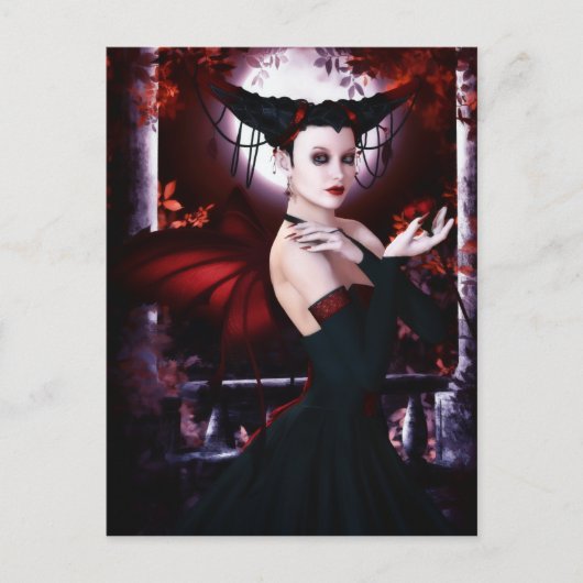 Gothic Fee Magnificence Postcard Postkarte (Vorderseite)