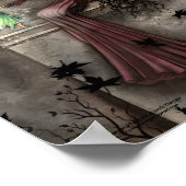 Gothic-Fee-Poster Fantasy-Kunstprint Poster (Ecke)
