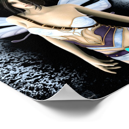 Gothic Fee Solitude Artwork Poster (Ecke)