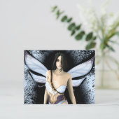 Gothic Fee Solitude Artwork Postkarte (Stehend Vorderseite)
