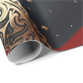 Gothic Feiertage Geschenkpapier (Rolleneckpunkt)