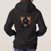 Gothic female demon hoodie (Rückseite)