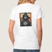 Gothic female demon T-Shirt (Rückseite)