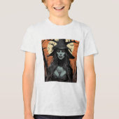 Gothic female demon Tri-Blend shirt (Vorderseite)