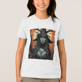 Gothic female demon Tri-Blend shirt (Vorderseite)