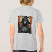 Gothic female demon Tri-Blend shirt (Rückseite)