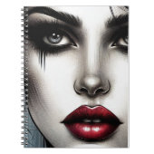 Gothic Femme Fatale - Dark Beauty Journal Notizblock (Vorderseite)