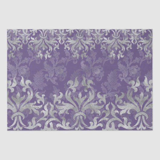 Gothic Filigree Muster Seidenpapier (Vorderseite)