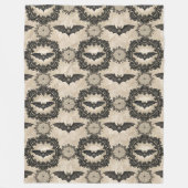 Gothic Fledermaus-Design Fleecedecke (Vorderseite)
