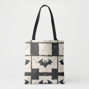 Gothic-Fledermaus-Grunge-Halloween-Muster Tasche