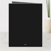 Gothic Fledermäuse  Karte (Rückseite)