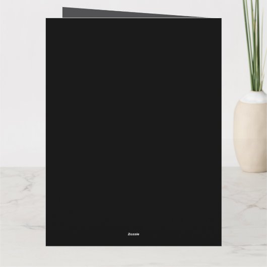 Gothic Fledermäuse  Karte (Rückseite)