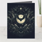 Gothic Fledermäuse  Karte (Vorderseite)