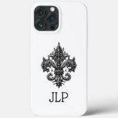Gothic Fleur-de-lis iPhone Case (Rückseite)