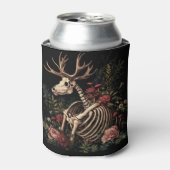 Gothic Floral Deer Skeleton Dosenkühler (Kanne Vorderseite)