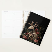 Gothic Floral Deer Skeleton Planer (Anzeige)