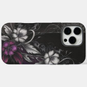 Gothic Floral | Dunkle Blütengestaltung Case-Mate iPhone Hülle (Rückseite (Horizontal))
