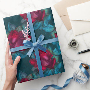 Gothic Floral Geschenkpapier