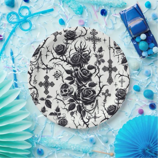 Gothic Floral Paper Teller - Halloween, Hochzeit (Party)