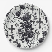 Gothic Floral Paper Teller - Halloween, Hochzeit (Vorderseite)