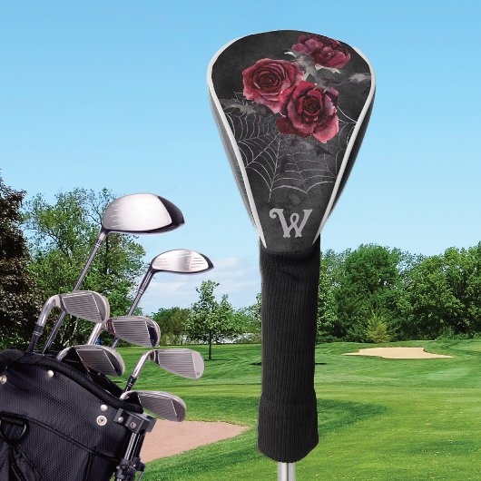 Gothic Floral Rose Golf Headcover